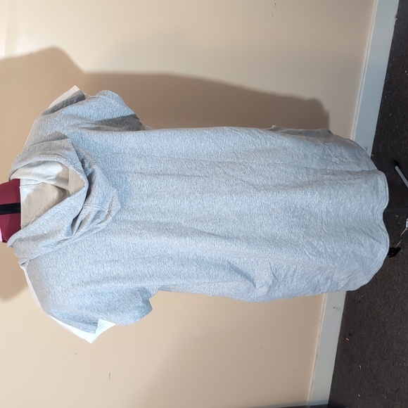 Joe Fresh| NWT Grey Athletic Hoodie Midi Dress With Pockets Cotton Blend - Picture 3 of 5